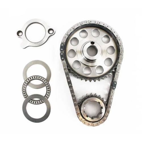 Ford SB 289 302 351 Windsor Double Roller 9 Keyway Billet Steel Timing Chain Kit