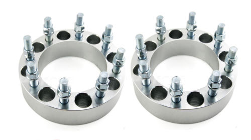 2 pcs 1" Wheel Spacers Adapters 8 x170 to 8 x170 |14x1.5 Studs Threads