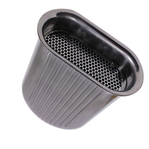 Polished Aluminum Hilborn Style Finned Hood Air Scoop Kit - Single 4 BBL Carb