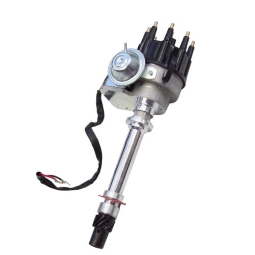 For SBC BBC Chevy HEI Distributor V8 Ready To Go 350 454 & Internal Module,Black Cap