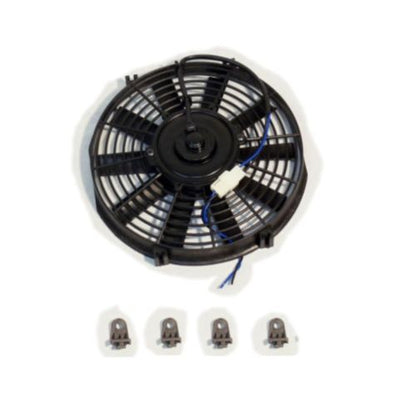 Dual Electric 9" straight blade reversible cooling radiator fans 12 volt 800cfm