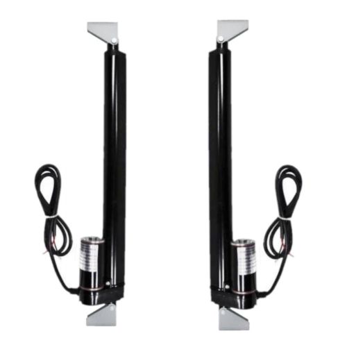 2 pcs 12" Inch Linear Actuator Stroke 225 Pound Lift 12V Volt DC with Mounting Brackets