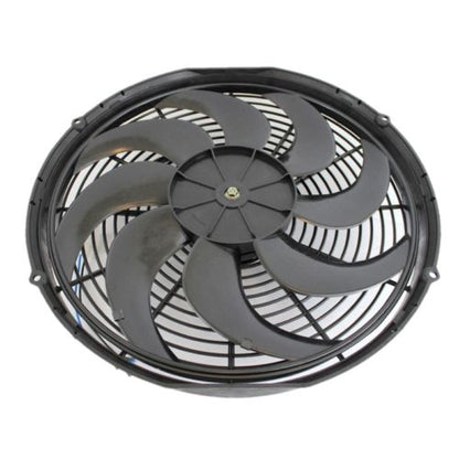 16" Heavy Duty Radiator Electric Wide Curved Blade Fan & 12-3/4" x 7-1/2" x 3/4" Transmission Oil Cooler
