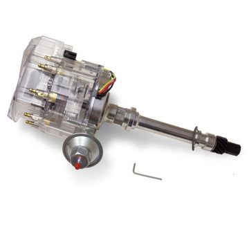 For SBC BBC Chevy 305 350 454 V8's HEI Distributor with Clear Cap 65k 65,000 Volt