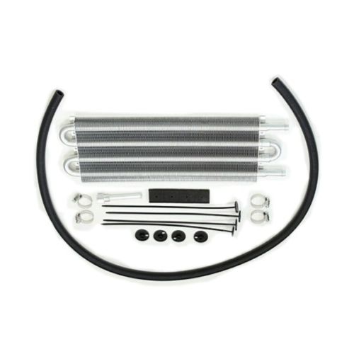 Heavy Duty 16" Electric Curved S Blade Radiator Cooling Fan & 15-1/2" x 5" x 3/4" Transmission Oil Cooler