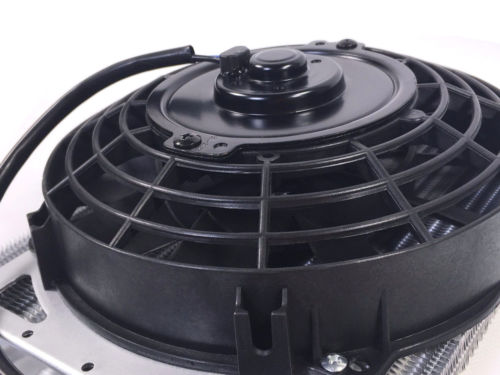 Heavy Duty Transmission Aluminum Oil Cooler with 7'' Electric Fan