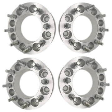 2 pairs 1.5" 8X6.5 Wheel Spacers 14x1.5 For 1999 00 01 02 03 04 05 06 07 08 09 2010 Chevy Silverado Suburban GMC Sierra