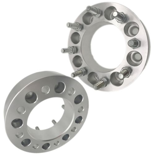 2Pcs 2" 8x6.5 To 8x180 Wheel Spacers Adapters for 8 Lug Chevy & GMC