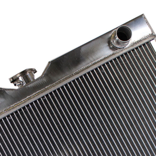 For 67-70 ford V8 3 row/core aluminum radiator & 10" straight cooling fan 12V