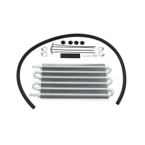 Universal Aluminum Remote Transmission Oil Cooler,15-1/2" x 7-1/2" x 3/4"