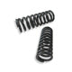 Black 10" Tall Coil Over Shock Springs, ID: 2.5", Rate: 200lb