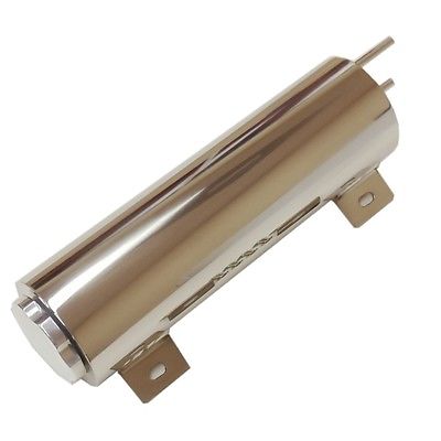 3"X 10" Inch Stainless Radiator Overflow Tank Universal Fit.