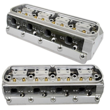 Pair of Complete Aluminum Cylinder Heads For SBF FORD 302 185cc 60cc 2.020/1.60