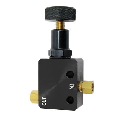 Adjustable Brake Proportioning Valve with Black Dial & 2 LB / 10 LB Residual Valves