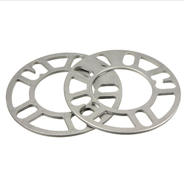 Cast Aluminum Wheel Spacers 5mm Thick 1/2 studs ID 70mm OD 151mm