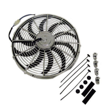 Universal 16" Heavy Duty Radiator Electric Fan 2500 CFM Reversible SBC BBC 350