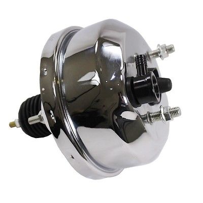 7" Street Hot Rod Power Brake Booster with Master Cylinder CHROME