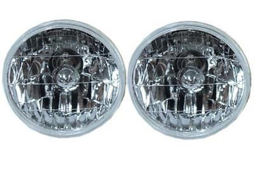 Univarsal 5 3/4" Clear Headlights H4 For Chevy, Ford & mopar
