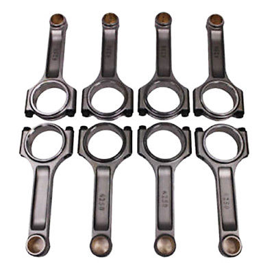 I Beam Race 6.250" 2.100" .927" Bronze Bush 4340 Connecting Rods Chevy SBC 350