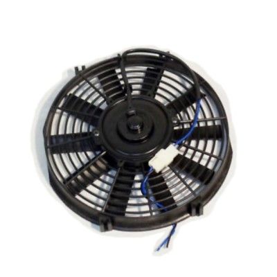 Electric 9" straight blade cooling radiator fan 12V 800cfm with Relay Thermostat Kit