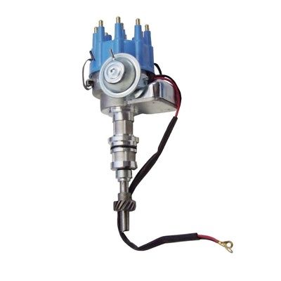 Ready To Run Pro Electronic Distributor Fits FORD 351W 7000 SERIES Blue Cap