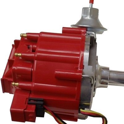 For BBF Ford 351C 429 V8 Coil Hei Distributor 50,000 50k Volt w/ Red Cap