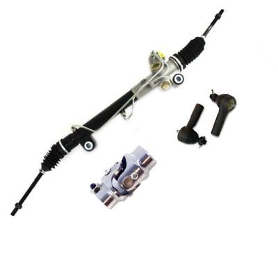Mustang II 2 Power Steering Rack & Pinion with U-joint & Tie Rod Ends