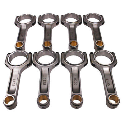 I Beam Race 6.135" 2.200" .990" Bronze Bush 4340 Connecting Rods Chevy BBC