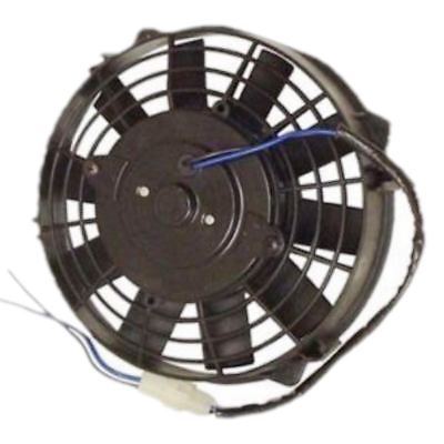 8" Electric Radiator Cooling Fan Straight Blade 12v with Thermostat Kit