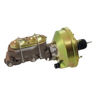 8" Single Diaphragm Zinc Brake Booster & GM Corvette Style Master Cylinder