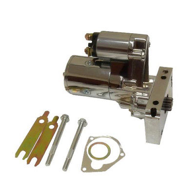 SBC BBC Chevy 2HP Gear Reduction High Torque Chrome Mini Starter 153 168