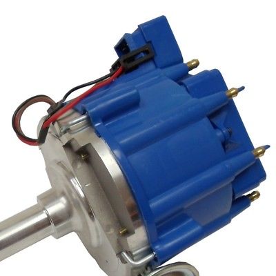 For BBF Ford 351C 429 460 V8 Coil Hei Distributor 50,000 50k Volt w/ Blue Cap