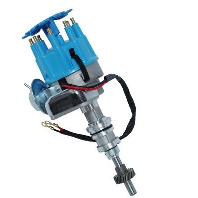 Pro Electronic Distributor Fits Ford 351C 400 429 460 Blue Cap