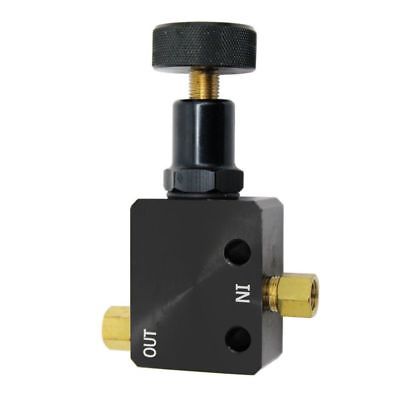 2 Sets Residual Pressure Valve Hex 2LB Drum Brake & Adjustable Brake Proportioning Valve With Black Dial Hot Rod