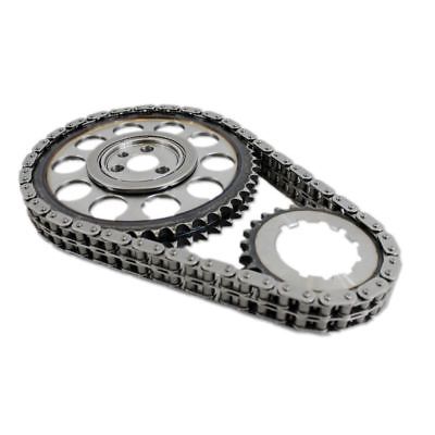 Chevy BBC 454 Double Roller 9 Keyway Billet Steel Timing Chain Kit (Brs/Brg)