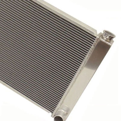 Fabricated Aluminum Radiator 31" x 19" x3" Overall For SBC BBC Chevy GM W/ 16 Inch Electric Fan