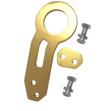 Billet Aluminum Racing Rear Tow Towing Hook Kit CNC Paint GOLD