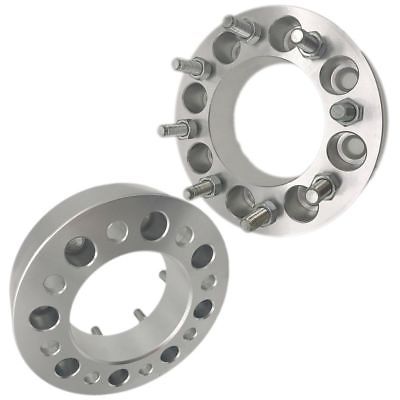 2pcs 1.25" Thickness 8x6.5" To 8x6.5" Wheel Spacers Adapters 8 Lug for Dodge Ram Ford F-250 F-350