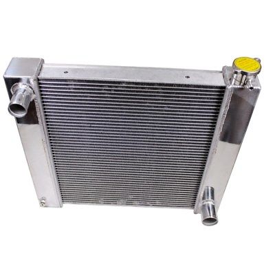 For SBC BBC Chevy GM Fabricated Aluminum Radiator 21" x 19" x3" Overall
