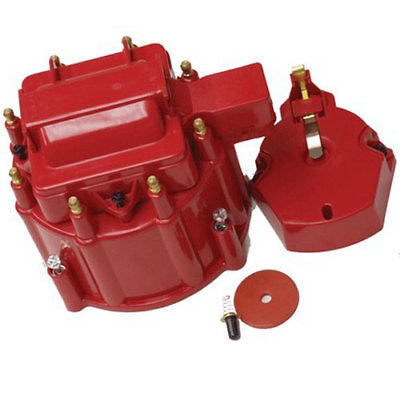 HEI Distributor Red Cap For SBC BBC Chevy HEI V8 50K 65K Distributor