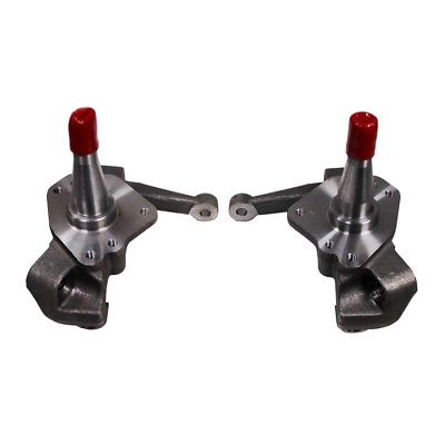 Ford Mustang II/Pinto Forged 1 Piece 2" Drop Spindles & 11" Caliper Bracket Kit