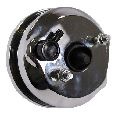 7" Street Hot Rod Power Brake Booster with Master Cylinder CHROME