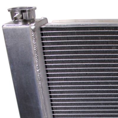 Universal Ford/Mopar Fabricated Aluminum Radiator 22" x 19" X 3" Overall