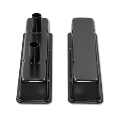 1958-1986 Small Block Chevy Tall 3 5/8 Black Circle Track Valve Covers SBC