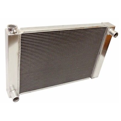 For Super Cool Ford/Mopar Fabricated Aluminum Radiator 24" x19" x3" W/ 16 Inch Electric Fan