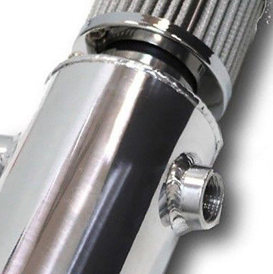 Polished Aluminum Breather Tank / Oil Catch Can Tube with 1/2" Ports