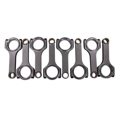 H Beam 6.125" 2.100" .927" Bronze Bush 4340 Connecting Rods Chevy