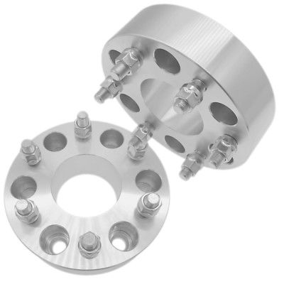 2pc 1.5" Wheel Spacers 6x5.5 to 6x5.5 | 12x1.5 Studs | Fits All 6 Lug Pickup