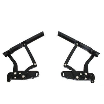 For 1969 1970 1971 1972 Black Coated Chevelle 6061-T6 CNC Billet Aluminum Hood Hinges