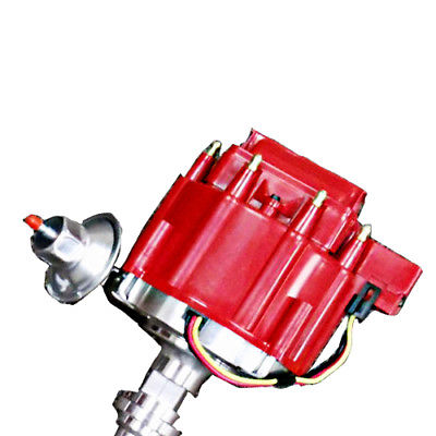 Fits SBF Ford 260 289 302 V8 Coil Hei Distributor 50000 50K Volt w/ Red Cap